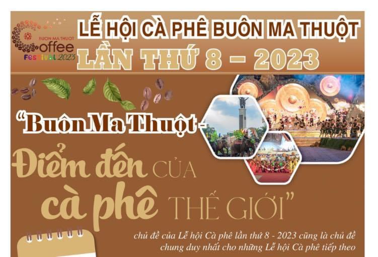 Thông cáo báo chí Lễ hội Cà phê Buôn Ma Thuột lần thứ 8 năm 2023